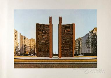 Stampa Arnaldo Pomodoro. Numerata e firmata