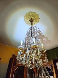  LAMPADARIO antico CON RELATIVO rosone