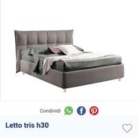 LETTO  TRIS MATRIMONIALE  ALLA FRANCESCE 140×190
