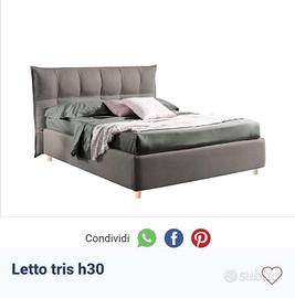 LETTO  TRIS MATRIMONIALE  ALLA FRANCESCE 140×190