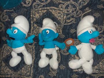 Lotto Peluche i Puffi vintage plush the smurfs set