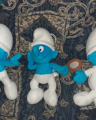 Lotto Peluche i Puffi vintage plush the smurfs set