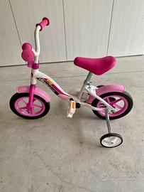 Bici bimba 10" senza freno 3-4 anni -  dino bikes
