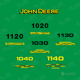 Adesivo John Deere 1020 1120 1030 1130 1040 1140