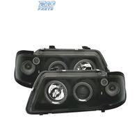 FARI AUDI A3 8L 96-00 ANGEL EYES FONDO NERO H1