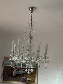 Lampadario in cristallo di Boemia – 10 luci