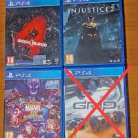 Giochi PS4 Marvel vs Capcom, Injustice, B4B.