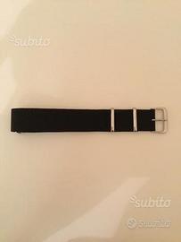 Cinturino nato nero ansa 20