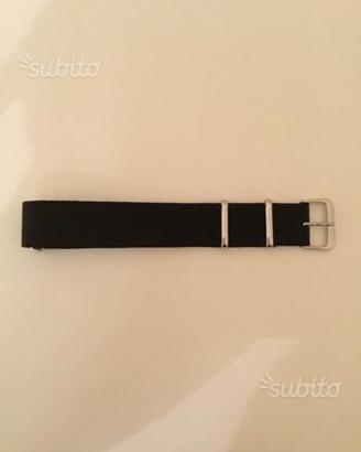 Cinturino nato nero ansa 20