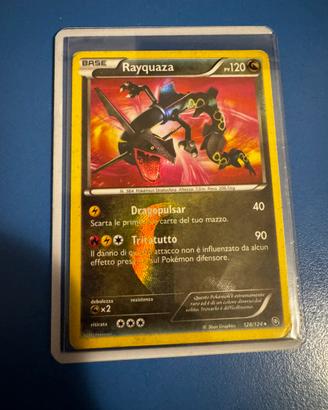 Rayquaza Shiny Segreta 128/124 Stirpe dei Draghi