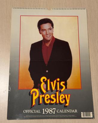 Calendario ufficiale Elvis Presley 1987