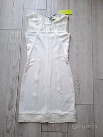 Abito Versace Jeans Taglia 40 S Nuovo Bianco