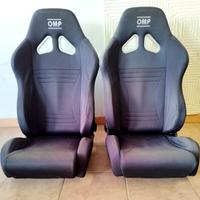 sedili omp sportivi  reclinabili ribaltabili rally