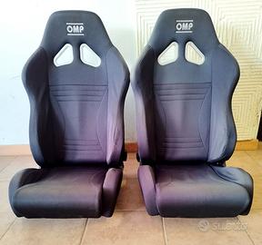 sedili omp sportivi  reclinabili ribaltabili rally