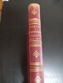 Libro Raro 1884 Torino Esposizione Italiana