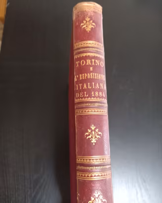 Libro Raro 1884 Torino Esposizione Italiana