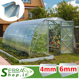 Serra policarbonato tunnel orto giardino vivaio