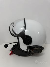 Casco momo design con interfono