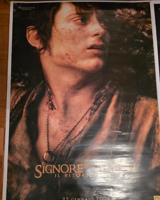 5 locandine Signore degli Anelli 70x100cm