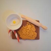 Calamita natalizia "Christmas Bakery" fatta a mano