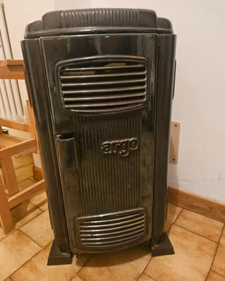 stufa a legna in ghisa vintage argo 150