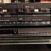 technics piastra e sintonizzatore radio vintage 