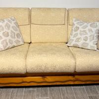 Set salottino country: divano letto + due poltrone