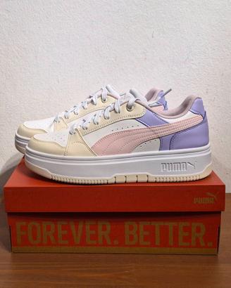 Sneakers Puma Rebound, bianco/rosa/lilla, n.42.5
