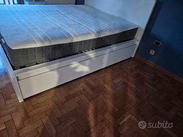 letto con cassetti  ikea
