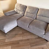 Divano angolare con penisola destra