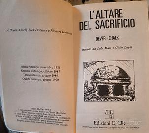 libro game - l'altare del sacrificio 