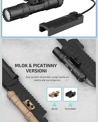 OLIGHT Odin S Torcia Professionale 1500 Lumen