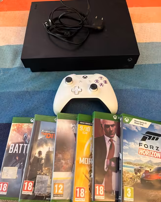 Xbox One X + controller + vari giochi