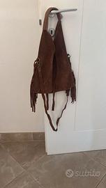 Borsa scamosciata