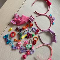 Cerchietti ed elastici misti bambina