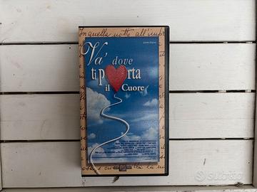 Videocassetta Film VHS Va' dove ti porta il cuore