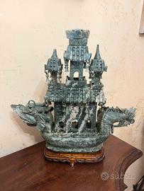 Nave cinese di giada