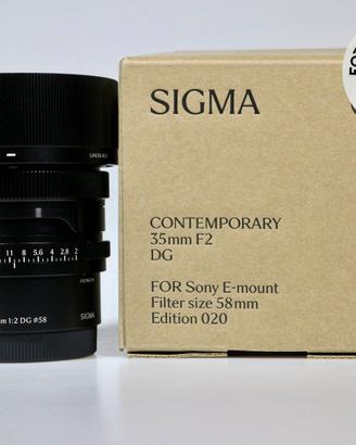 Sigma 35mm F/2 DG ( x Sony) Pari al Nuovo