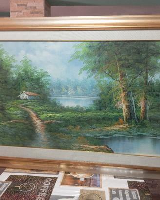 quadro vintage lunghezza cm  141  altezza cm  83 