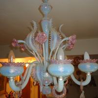 lampadario in vetro Murano