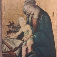 Quadro madonna con bambino