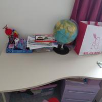 Scrivania color panna