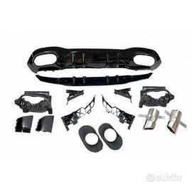 Mercedes Classe A W177 AMG diffusore A35 look