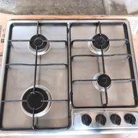 piano cottura a gas 4 fuochi 