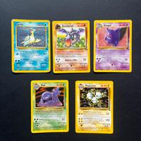 Lotto Carte Pokemon Fossil Italiano 1999-2000