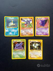 Lotto Carte Pokemon Fossil Italiano 1999-2000
