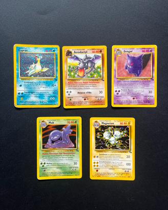 Lotto Carte Pokemon Fossil Italiano 1999-2000