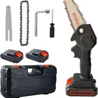 Motosega 48V con 2 batterie 