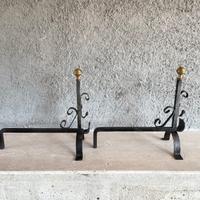 Alari per camino in ferro