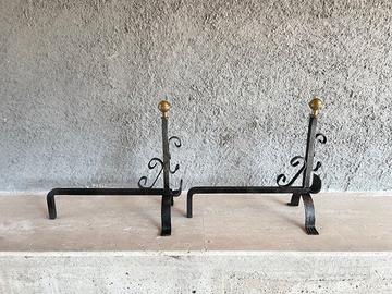 Alari per camino in ferro